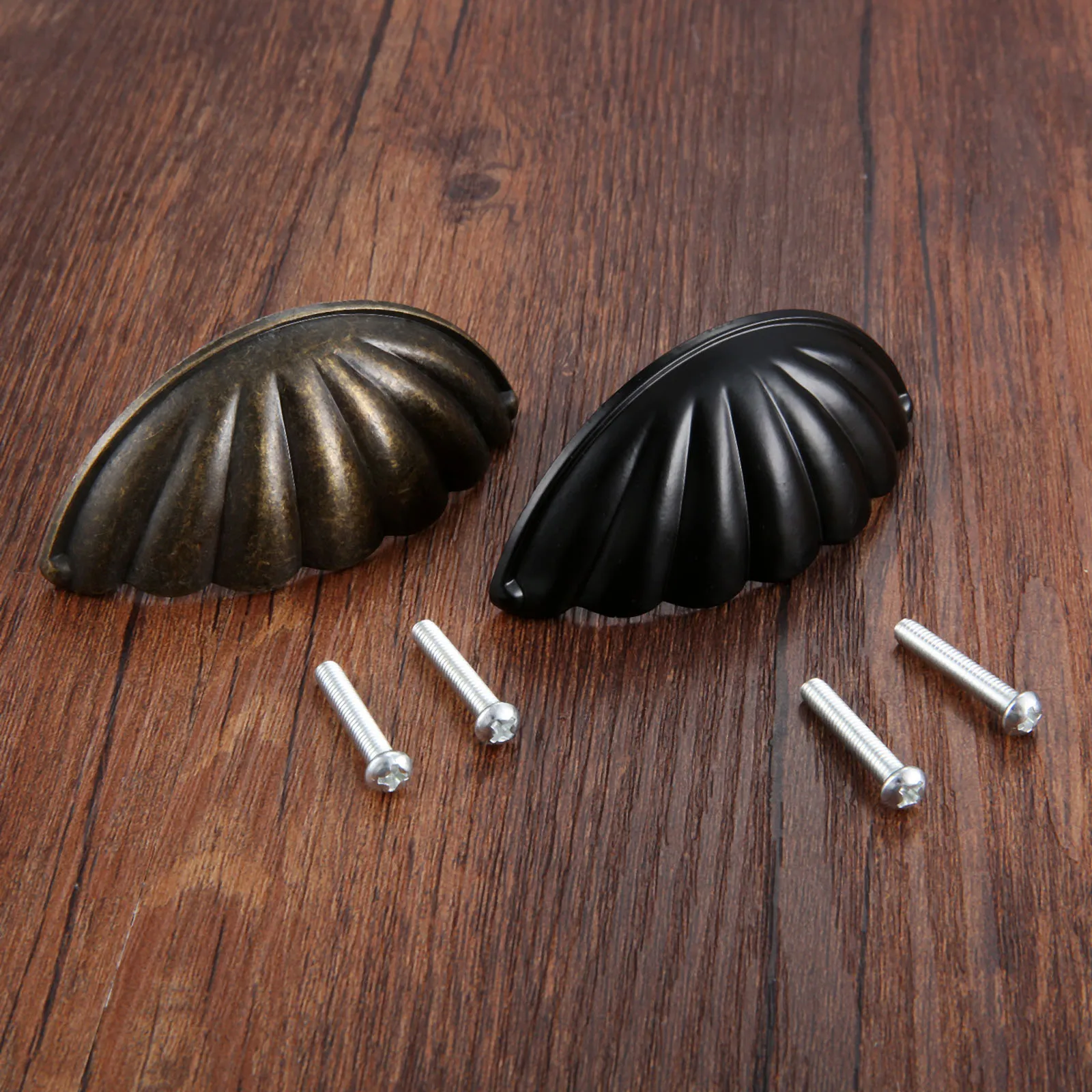 Furniture Hardware Drawer Pulls - 1Pc Legering Shell Vorm Handvat Halve