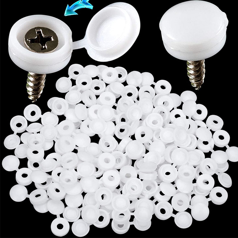 Furniture Hardware Screws - Wit Scharnierende Plastic Schroefdop Cover Vouw