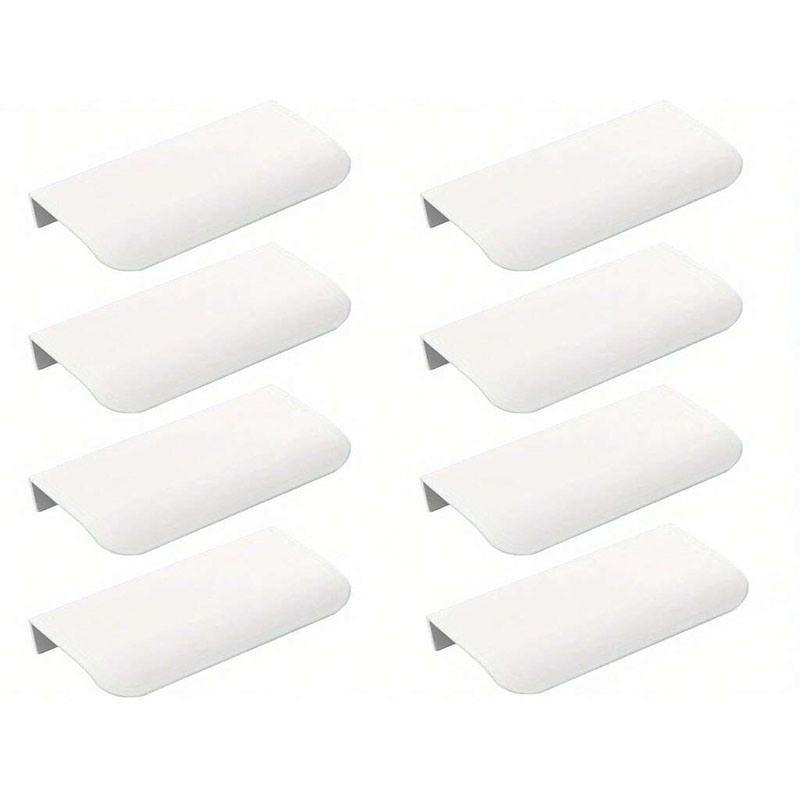 Furniture Hardware Drawer Pulls - 8-pack vingergrepen, metalen verborgen ladegrepen, moderne