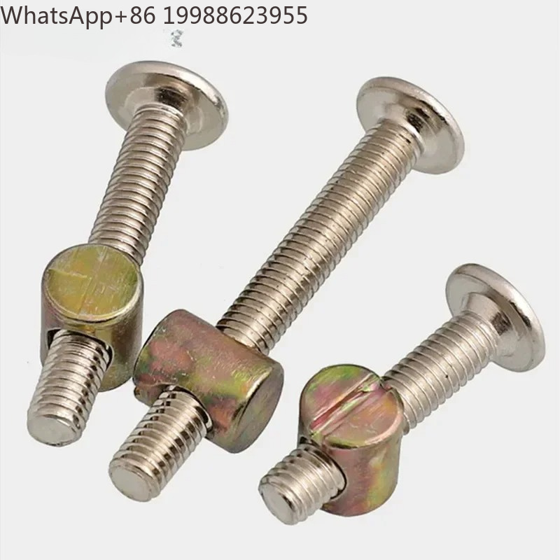 Furniture Hardware Barrel Nut - 30 stks/pak Meubels Bouten en Moeren