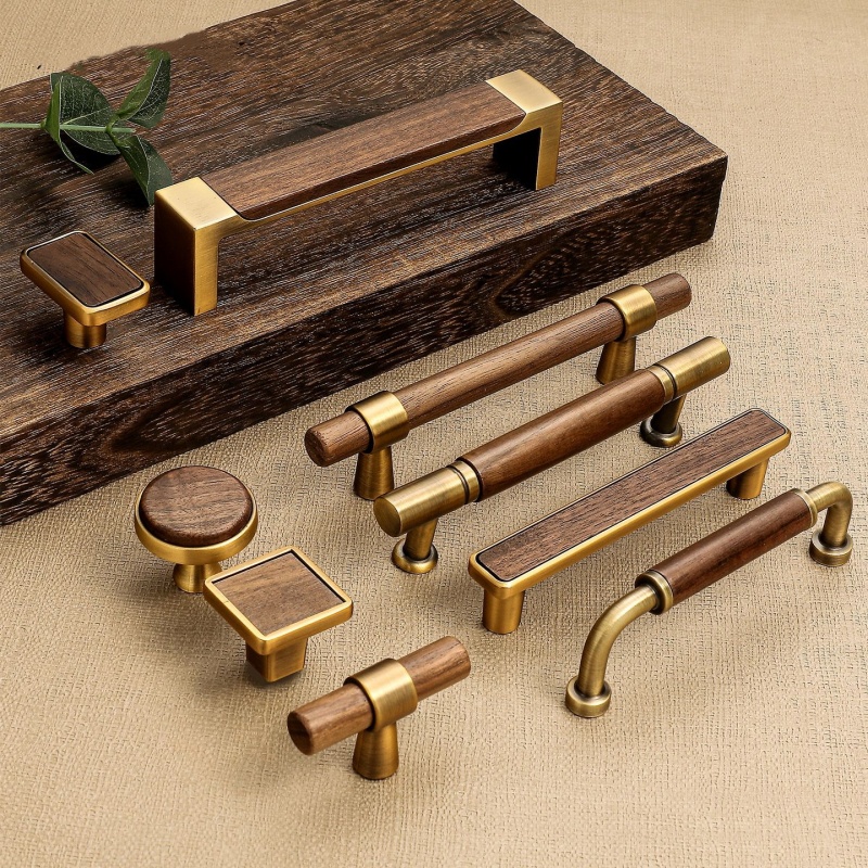 Furniture Hardware Drawer Pulls - Antieke keukenkast opberghandgrepen Nordic zinklegering +