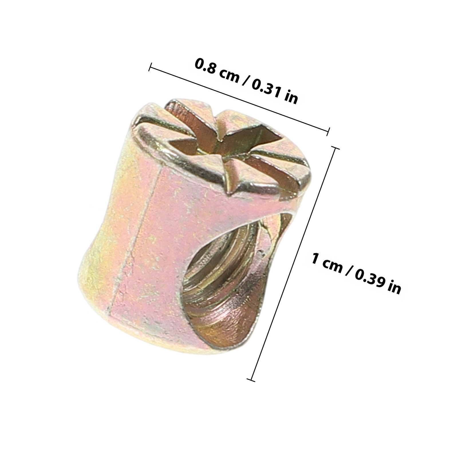 20 stuks cilindermoer massief  - Furniture Hardware Barrel Nut recensie en prijs