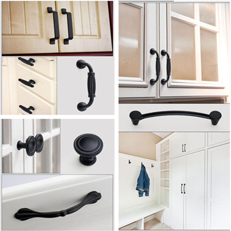 Zwarte handgrepen voor meubelk - Furniture Hardware Drawer Pulls recensie en prijs