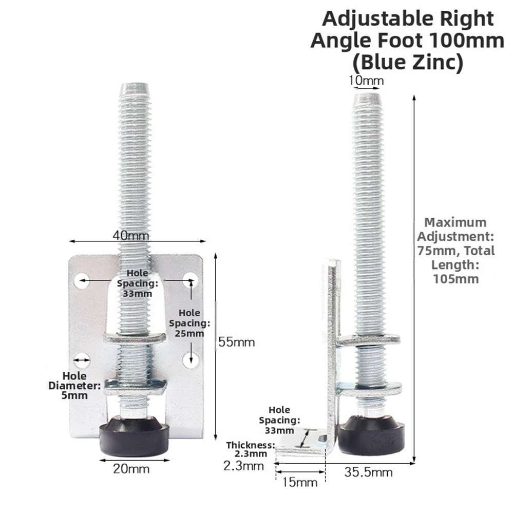 Zware verstelbare stelvoeten v - Furniture Leveling Hardware recensie en prijs