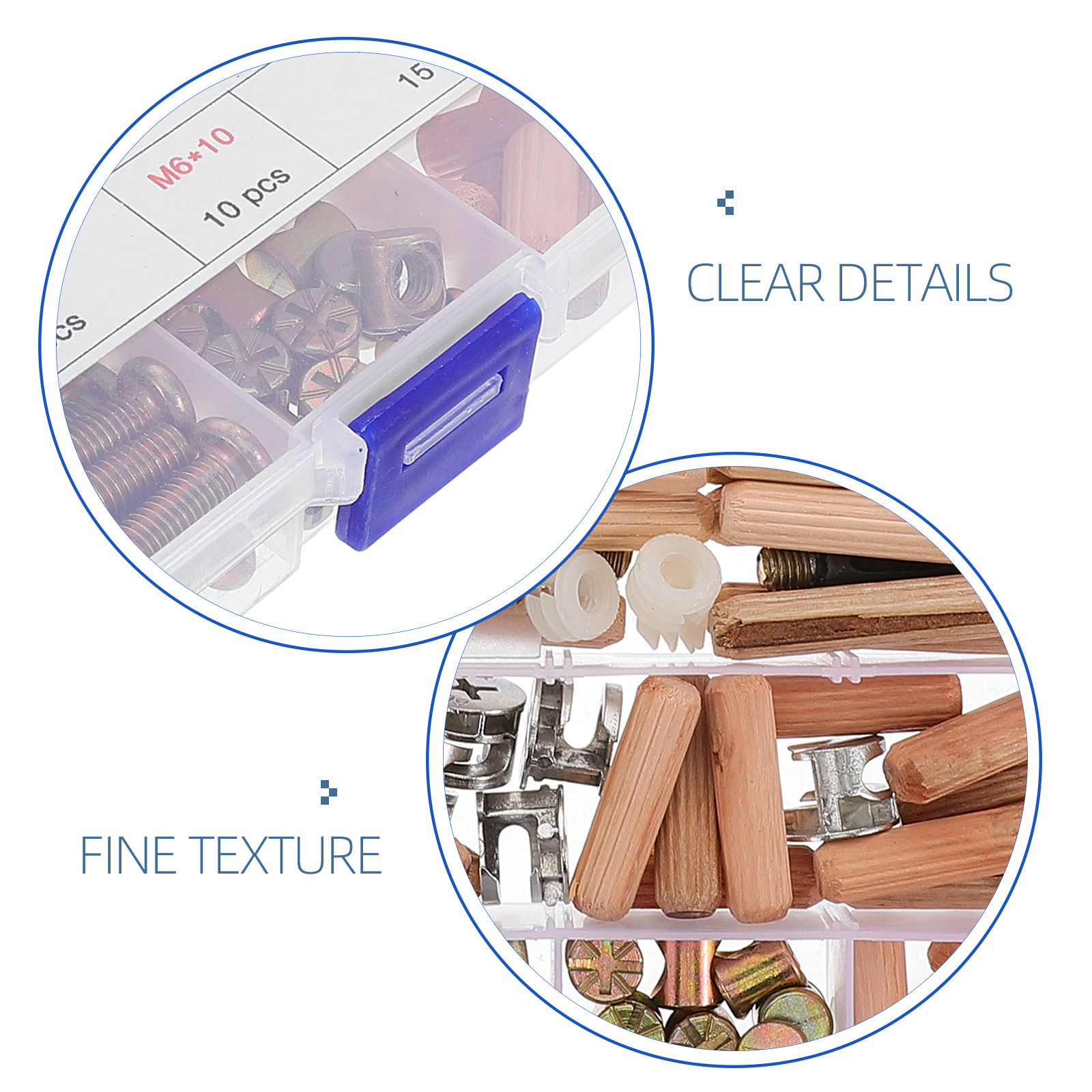 95-delige hardwarekit voor sta - Furniture Hardware Barrel Nut recensie en prijs