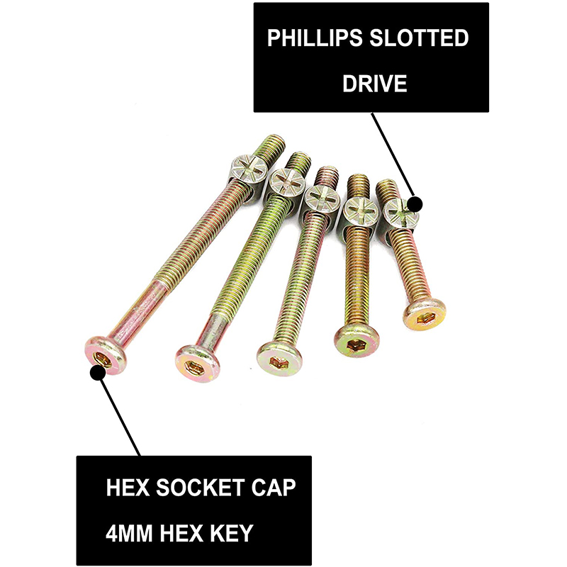 25-Set Hex Drive Socket Cap Sc - Furniture Hardware Barrel Nut recensie en prijs