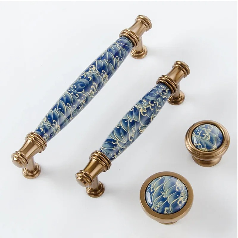 Moderne vintage blauwe golf ke - Furniture Hardware Drawer Pulls recensie en prijs