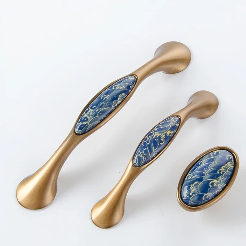 Moderne vintage blauwe golf ke - Furniture Hardware Drawer Pulls recensie en prijs