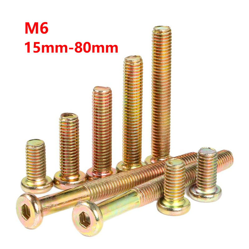 M6 Verzinkte Zeskant Aandrijvi - Furniture Hardware Barrel Nut recensie en prijs
