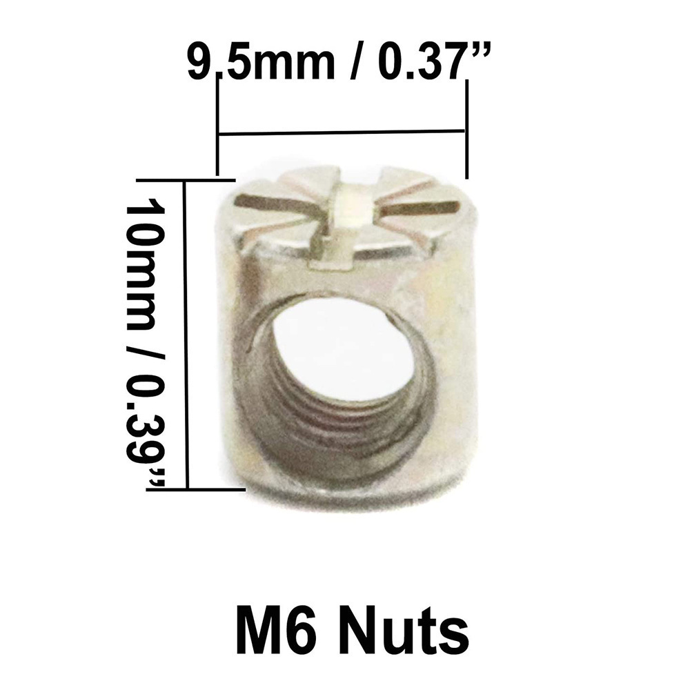 M6 zeskantbouten met kruiskopm - Furniture Hardware Barrel Nut recensie en prijs