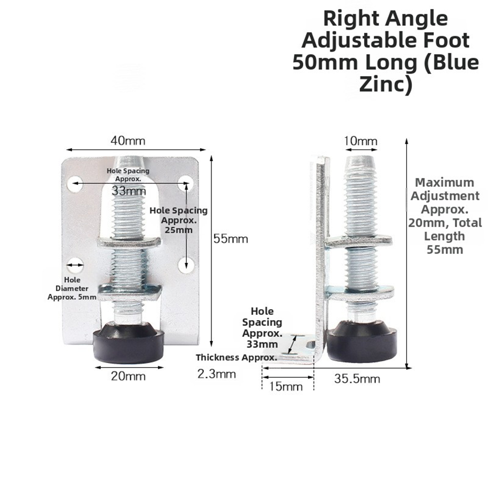 6 stuks verstelbare stelvoeten - Furniture Leveling Hardware recensie en prijs