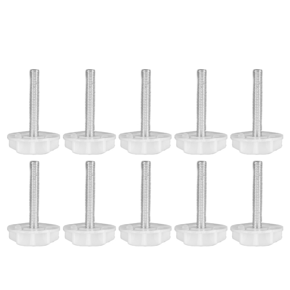 10 stuks witte schroef verstel - Furniture Leveling Hardware recensie en prijs