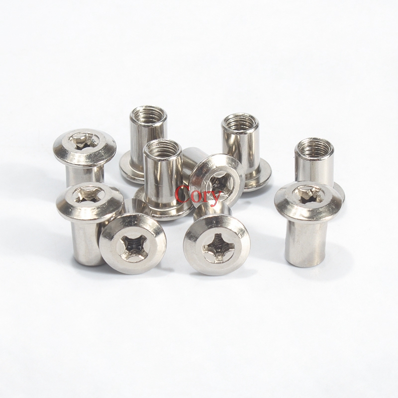 10 stks 6mm Vat Moer Platte Ko - Furniture Hardware Barrel Nut recensie en prijs